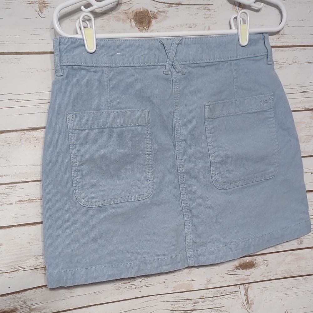 American Eagle Button-Front Mini Skirt - Picture 5 of 8